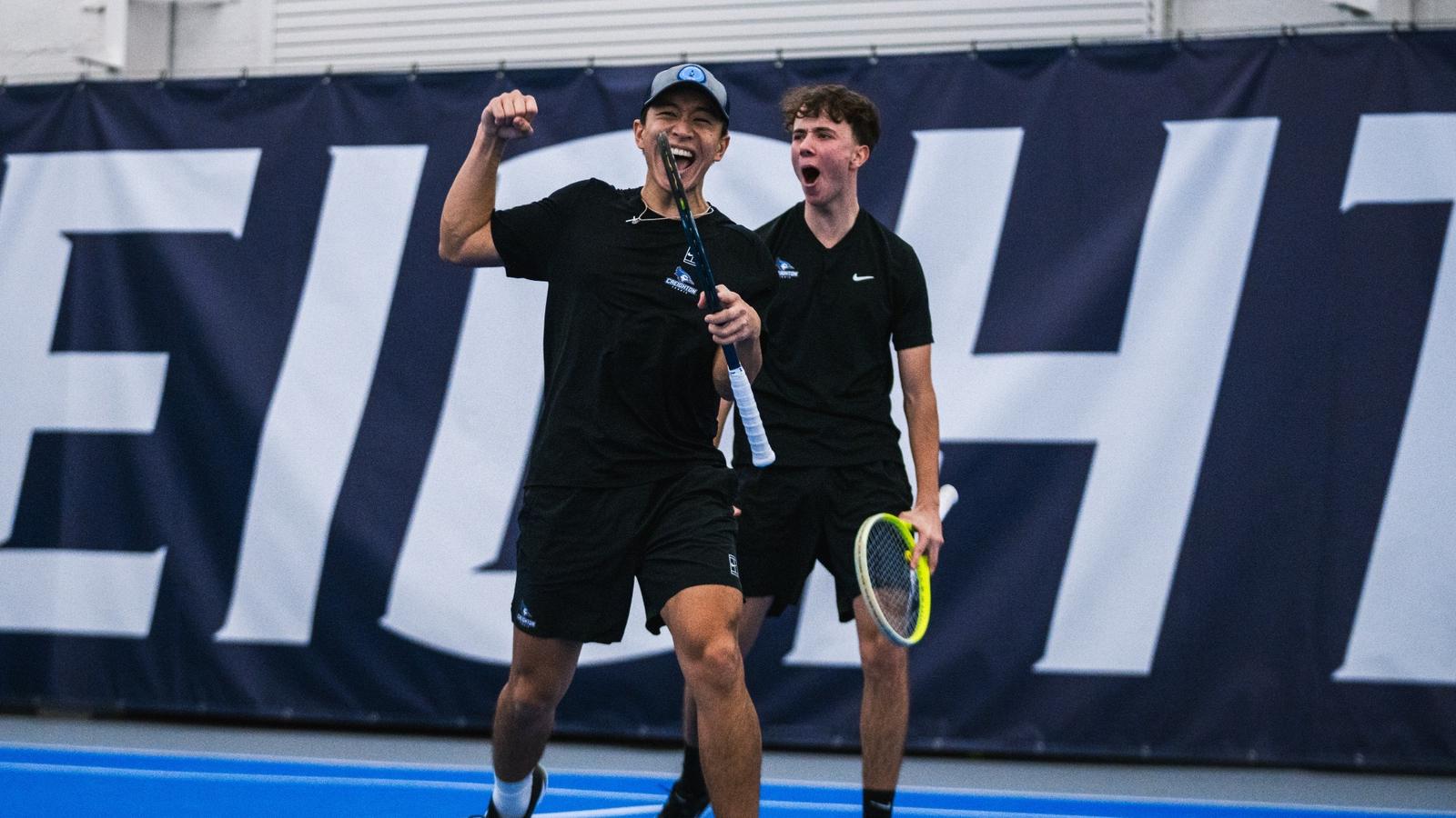 Fast Start Propels Men’s Tennis to 4-3 Victory Over Air Force