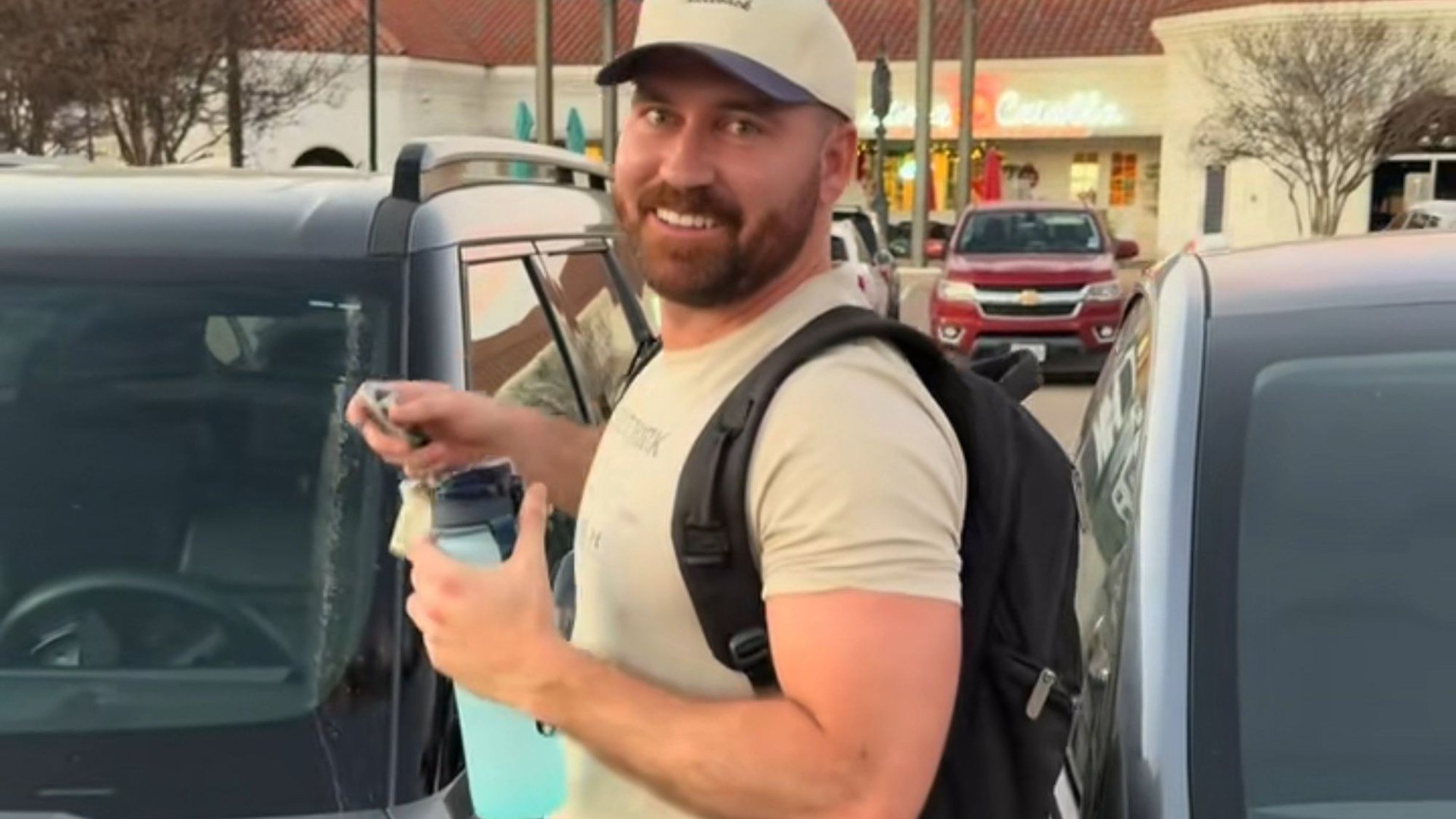 Frustrated driver uses ‘super secret button’ to get out of impossible parking spot