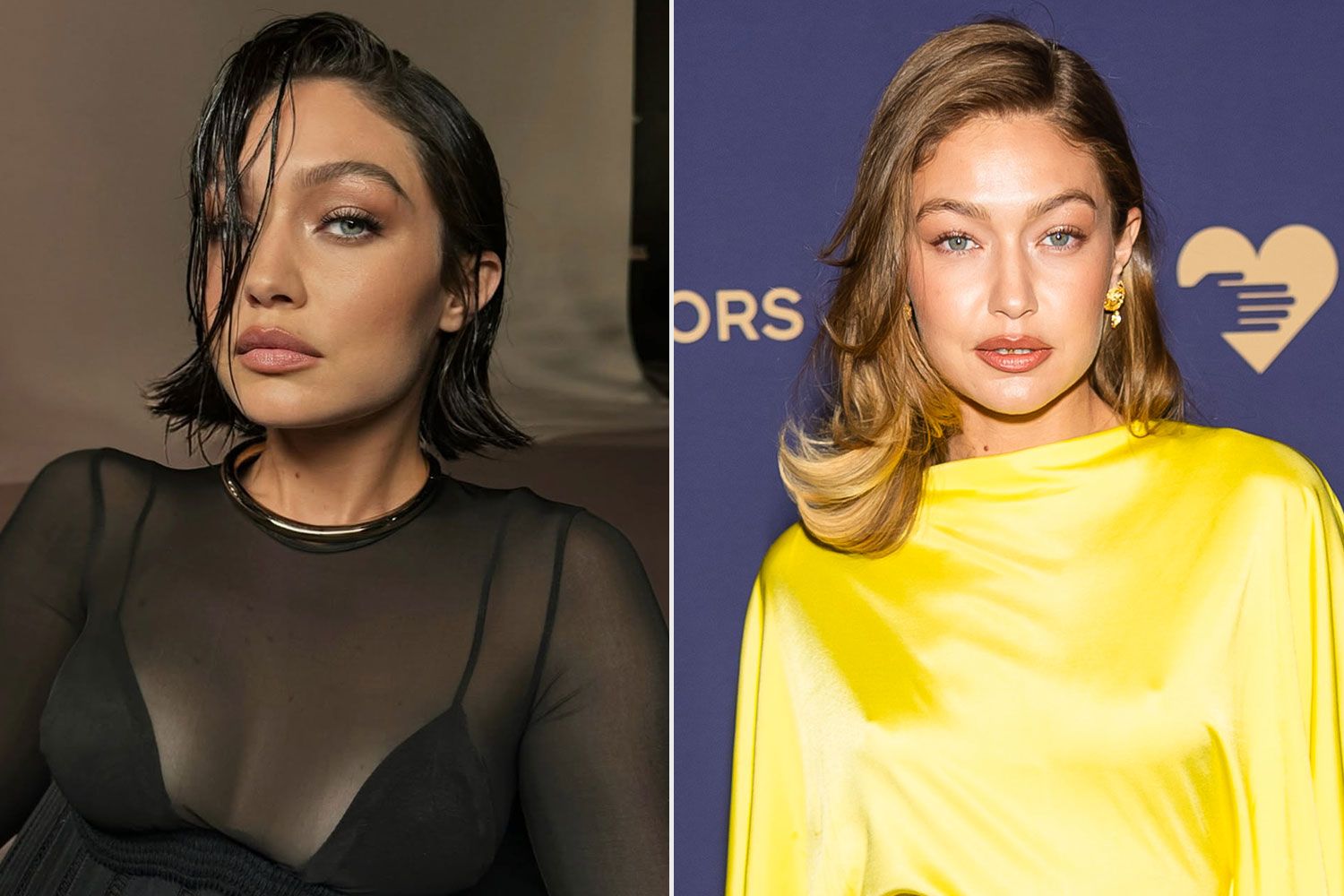 Gigi Hadid Looks Totally Unrecognizable with New Dark Hair Color