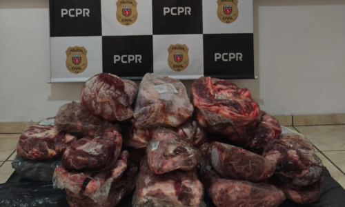 Homem é preso em Guaratuba com carne saqueada de caminhão