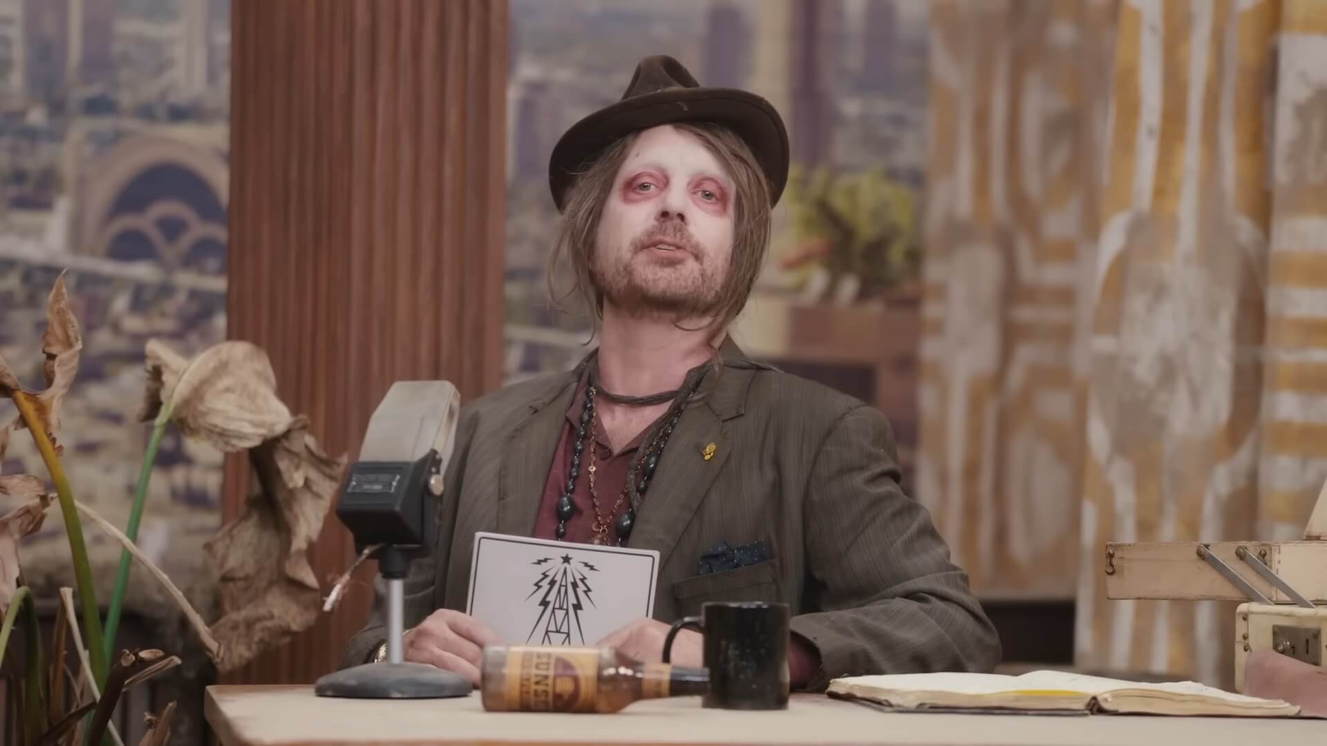 Jon Daly’s doing his best Eric Andre Show to promote Fallout