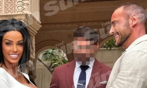 Katie Price is MARRIED as she kisses husband Lee Andrews in Dubai wedding leaving her family blindsided