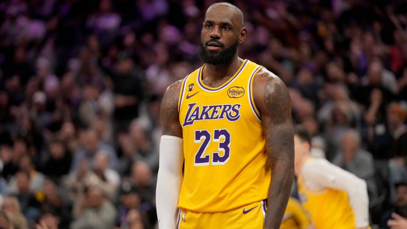Lakers’ LeBron James not voted All-Star Game starter