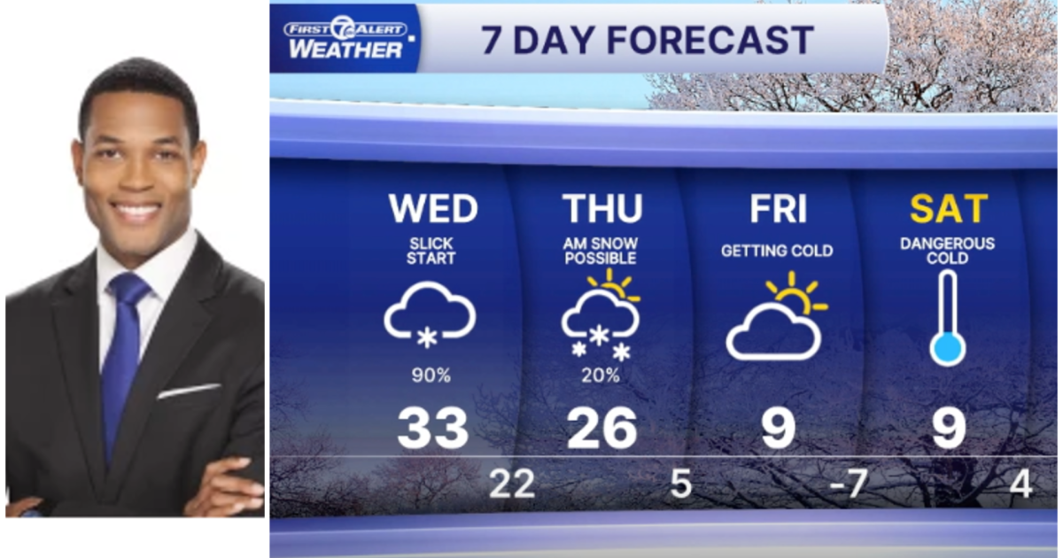 Metro Detroit Forecast: Snowy Wednesday morning commute