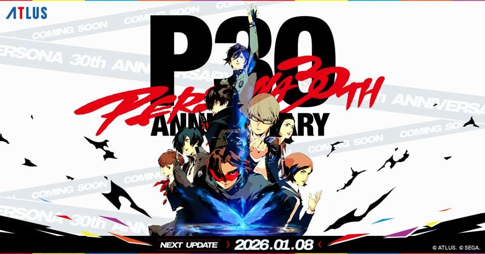 Atlus Launches Persona 30th Anniversary Website