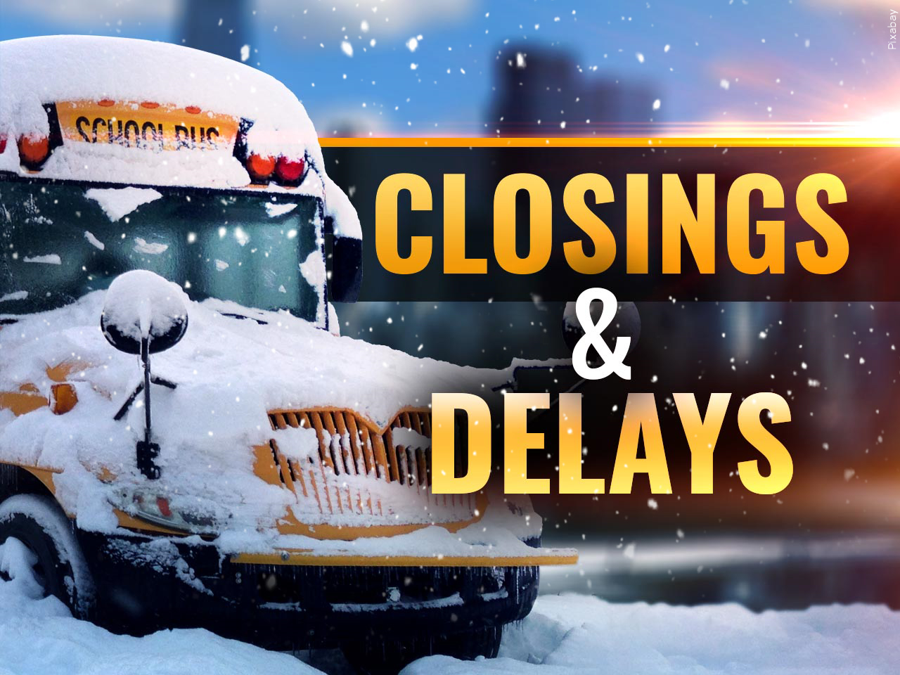 School delays and more for Tuesday, Jan 20