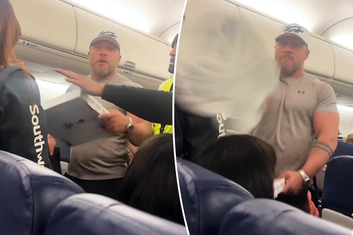 Southwest passenger throws pizza after man 'flirts' with his wife