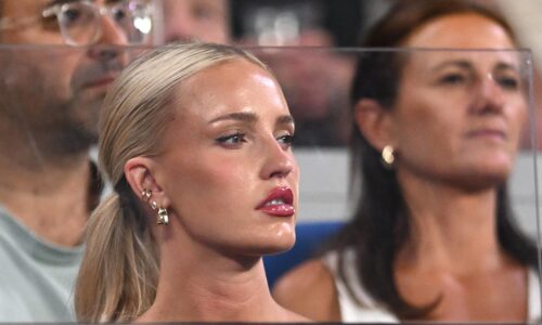 Taylor Fritz’s gf Morgan Riddle Turns Heads in Sheer Black Stunner at Australian Open