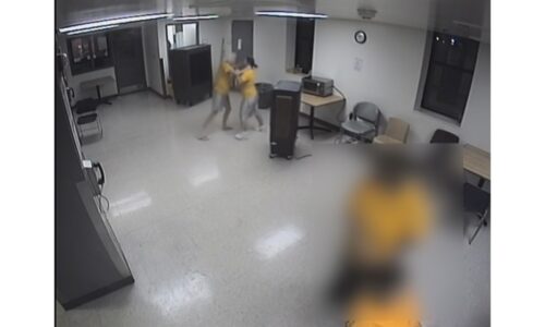 Tina Peters in prison altercation caught on camera