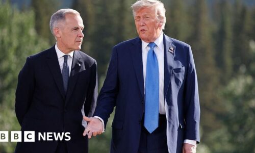 Trump threatens Canada with 100% tariffs if it ‘makes a deal with China’