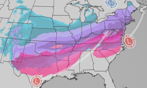 Winter Storm Shifting Track Targets 230 Million With Ice, Snow