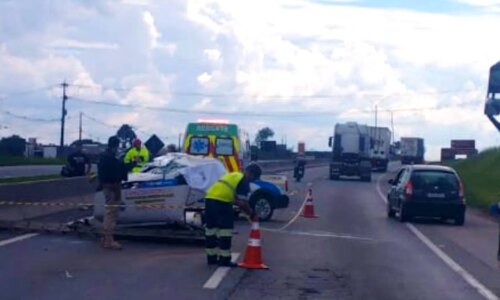 Acidente na BR-116 deixa uma vítima fatal em São José dos Pinhais