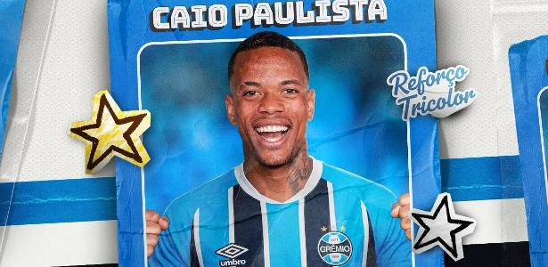 Grêmio anuncia a contratação de Caio Paulista, ex-Palmeiras