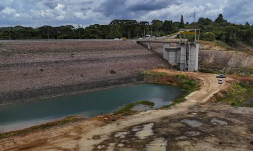 Reservatório Miringuava inicia operação na Grande Curitiba