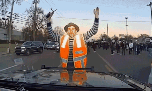 Tennessee trooper dashcam video shows Memphis protester faking injury