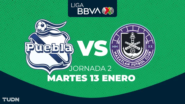 Puebla vs. Mazatlán FC: horario y dónde ver el partido de la Jornada 2 de la Liga MX Clausura 2026 | TUDN Liga MX
