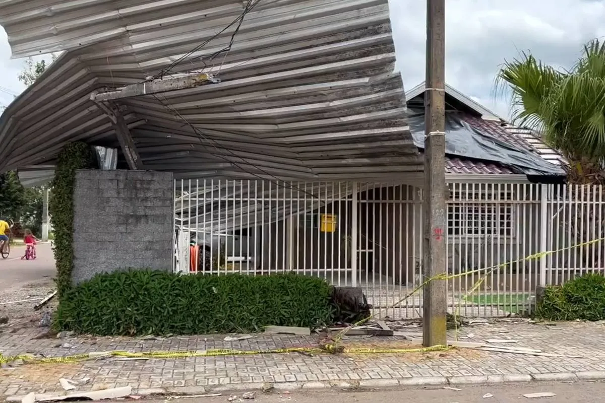 São José dos Pinhais organiza força-tarefa para reduzir danos causados pelo tornado