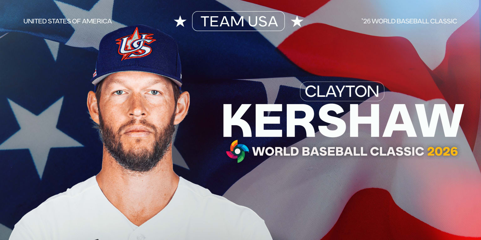 Clayton Kershaw joins USA for 2026 World Baseball Classic