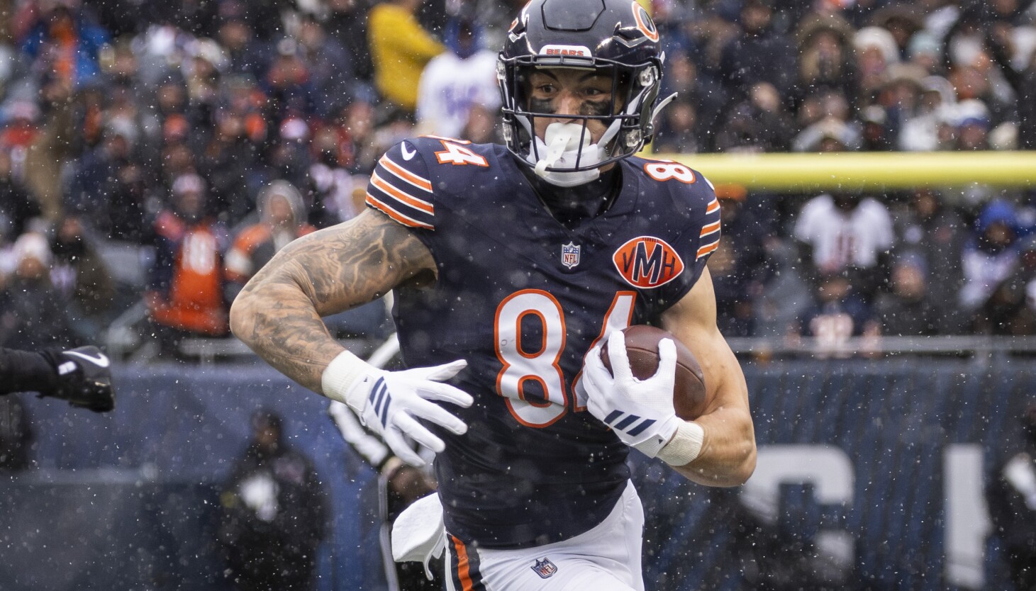 Is Bears rookie Colston Loveland the team’s top receiving weapon entering the playoffs?