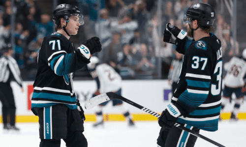 Celebrini extends point streak to 11, Sharks pull away from Blue Jackets
