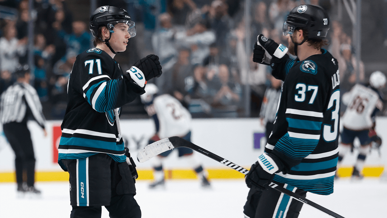 Celebrini extends point streak to 11, Sharks pull away from Blue Jackets
