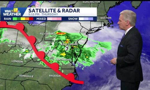 Baltimore weather: Rain continues Thursday night