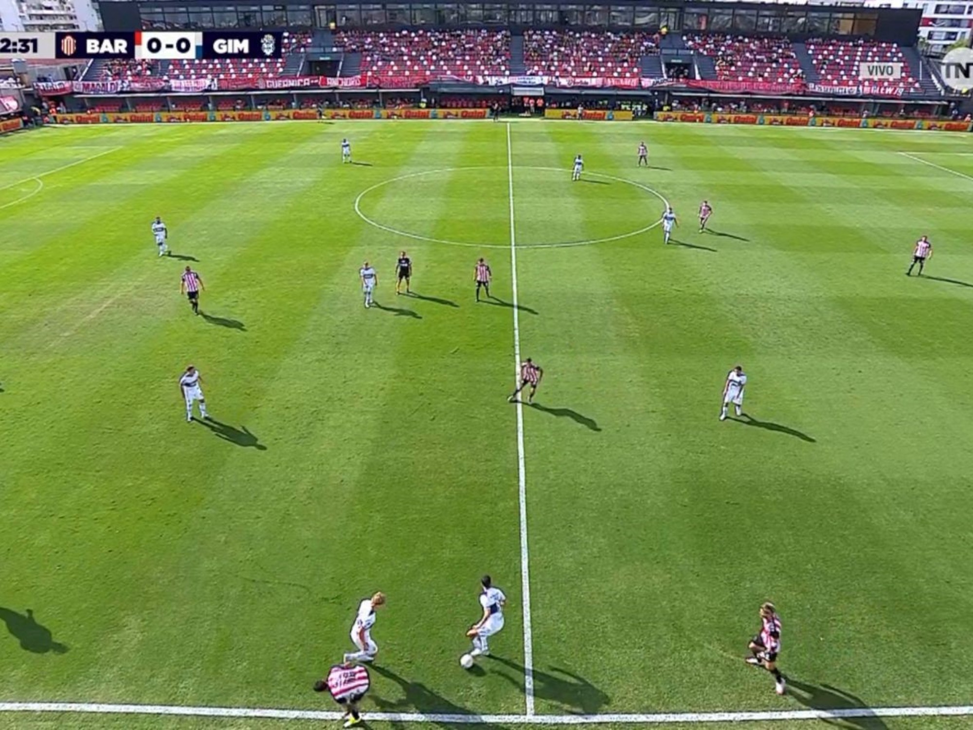 Barracas y Gimnasia empatan sin goles tras los primeros 25' :: Olé