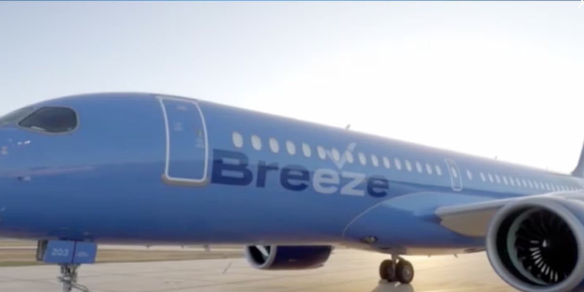 Breeze Airways announces 2 new destinations from Myrtle Beach