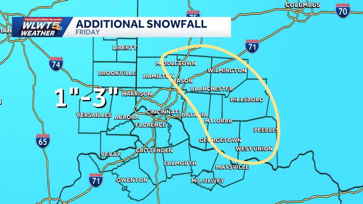 Burst of snow could bring impacts, thundersnow