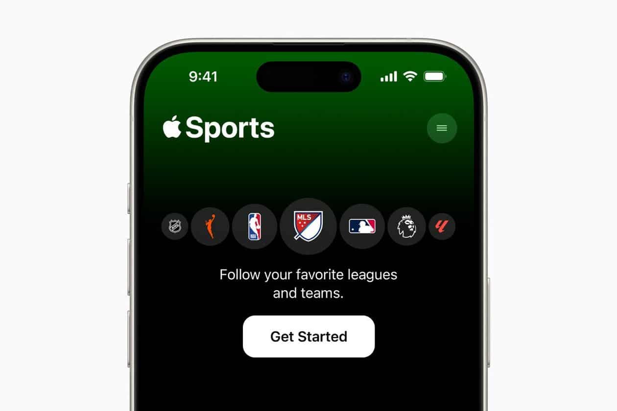 Como ativar ou desativar as Atividades ao Vivo de um time no app Sports