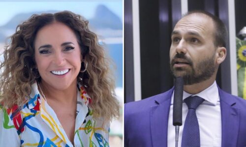 Daniela Mercury cobra Nunes Marques por ação parada no STF contra Eduardo Bolsonaro