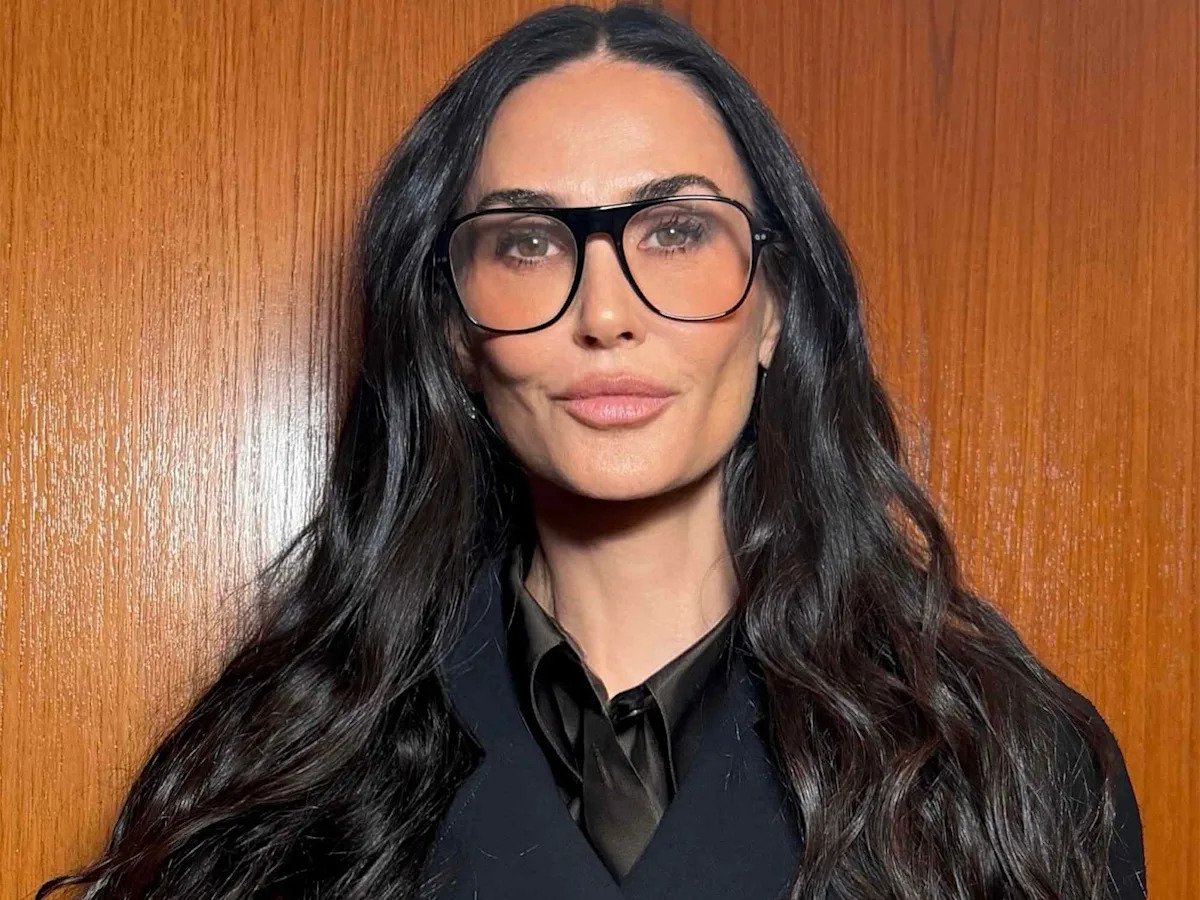 Demi Moore’s Edgy Wet-Look Bob Is Her Most Dramatic Hair Change Yet