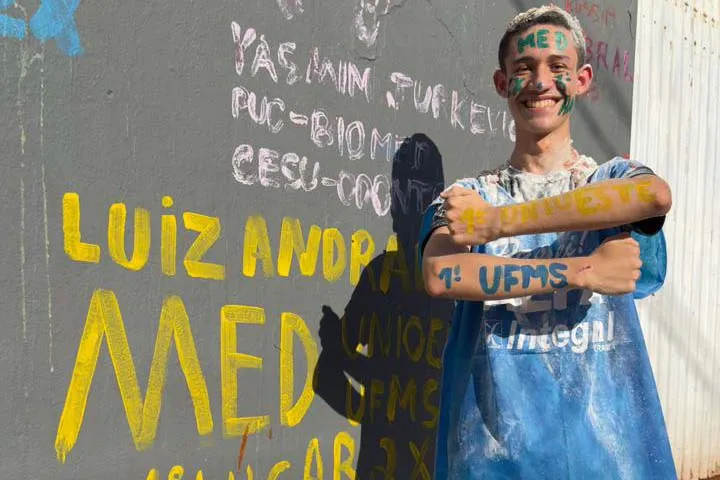 Estudante do interior do Paraná conquista 1º lugar em vestibular