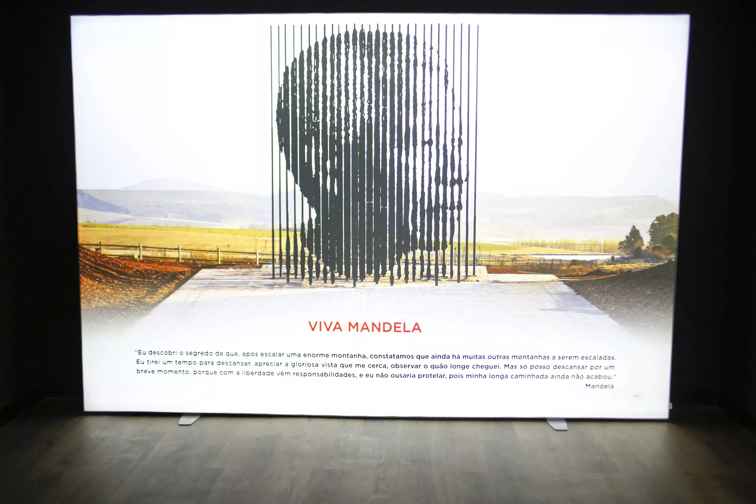 Exposição gratuita sobre Nelson Mandela estreia em Curitiba na próxima semana