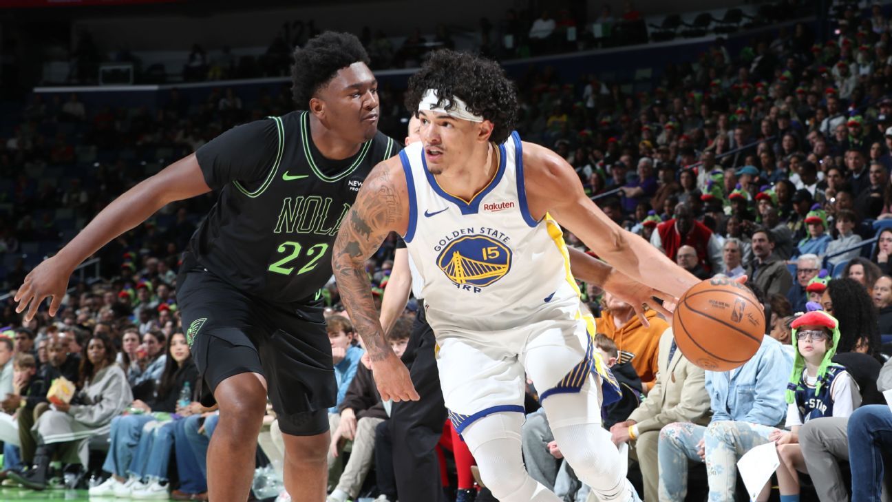 Gui Santos anota mais um duplo-duplo, mas Warriors caem para os Pelicans na NBA