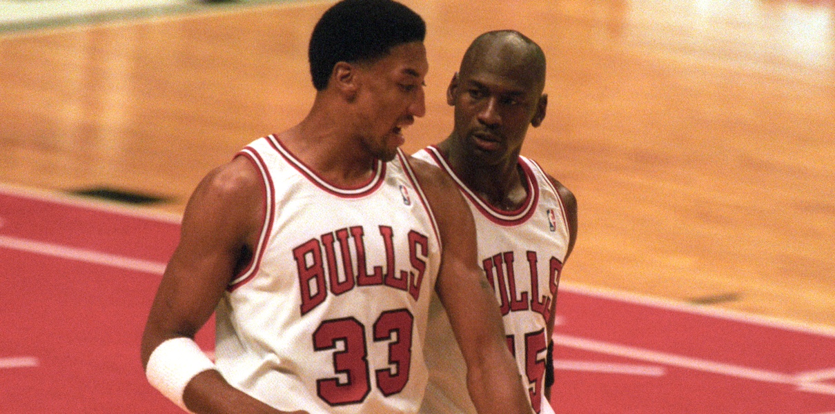 Scottie Pippen Michael Jordan Chicago Bulls