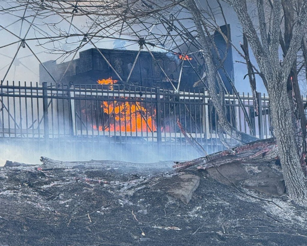 I-25 closed north of Denver after grass fire sparks