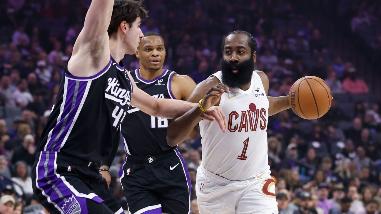 James Harden scores 23 points, delivers winning debut for Cavs