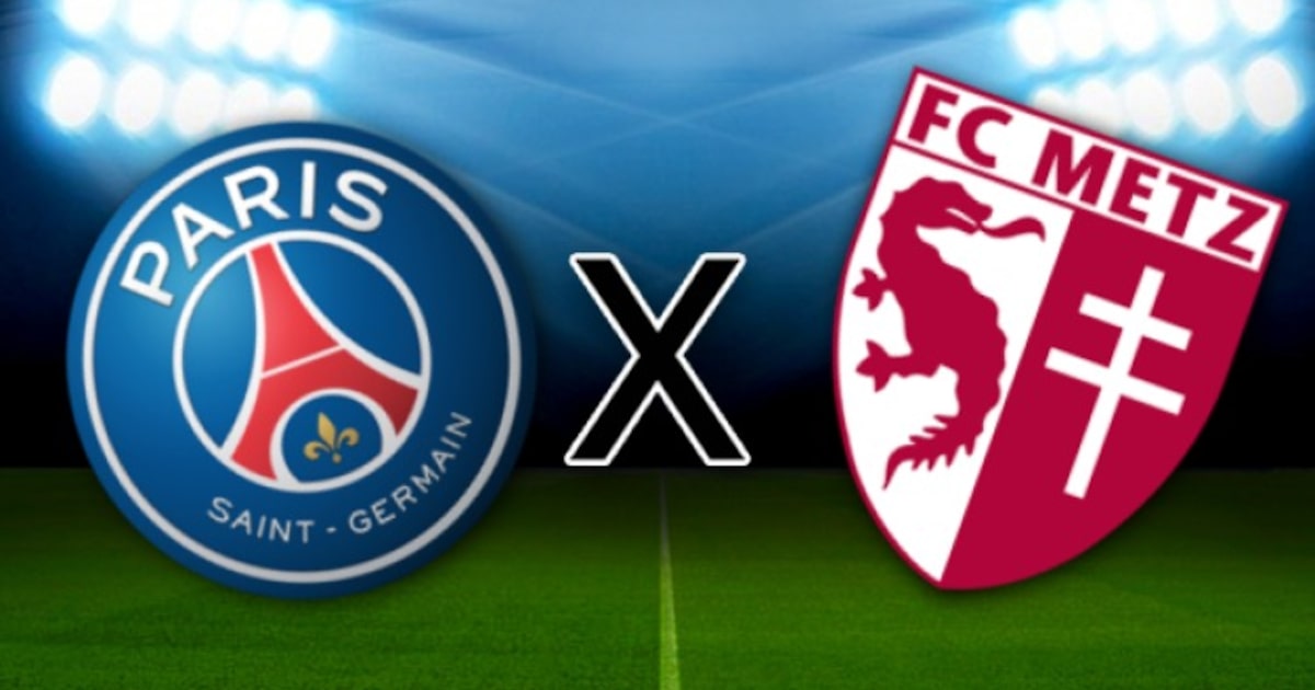 PSG x Metz pela Ligue 1: onde assistir ao vivo, horário e escalações