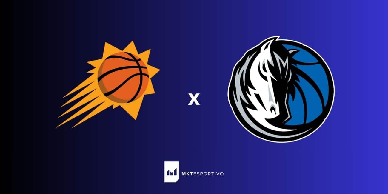 Phoenix Suns x Dallas Mavericks: Onde assistir e como apostar na NBA com a Reals (10/02)