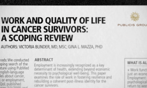 Publicis Expands Working With Cancer With Research, AI
