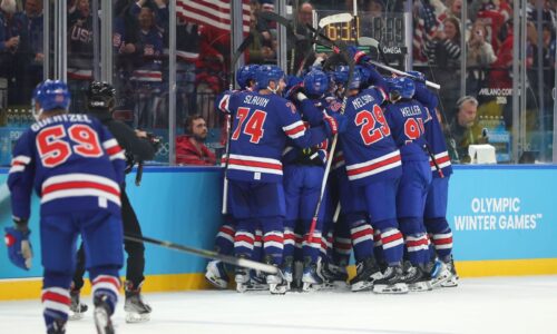 Quinn Hughes’ OT goal sends U.S. to Olympic men’s hockey semis