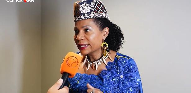 Rainha do Congo é destaque da Mocidade Alegre