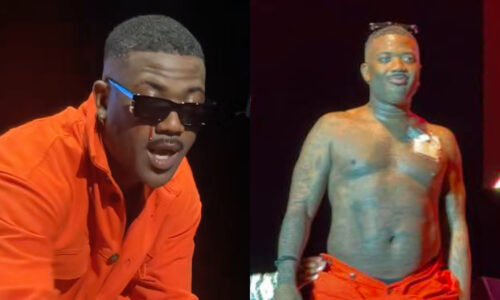 Ray J Performs With Apparent Blood Running From Eye, Chest Patch