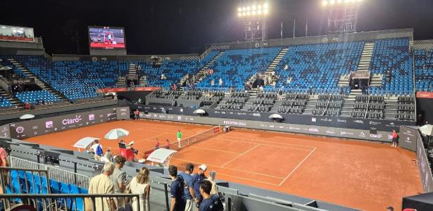 Rio Open interrompe semifinais da chave simples por causa da chuva