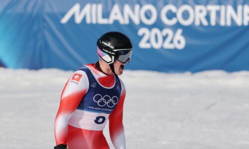 Switzerland’s Franjo von Allmen wins Olympic men’s downhill