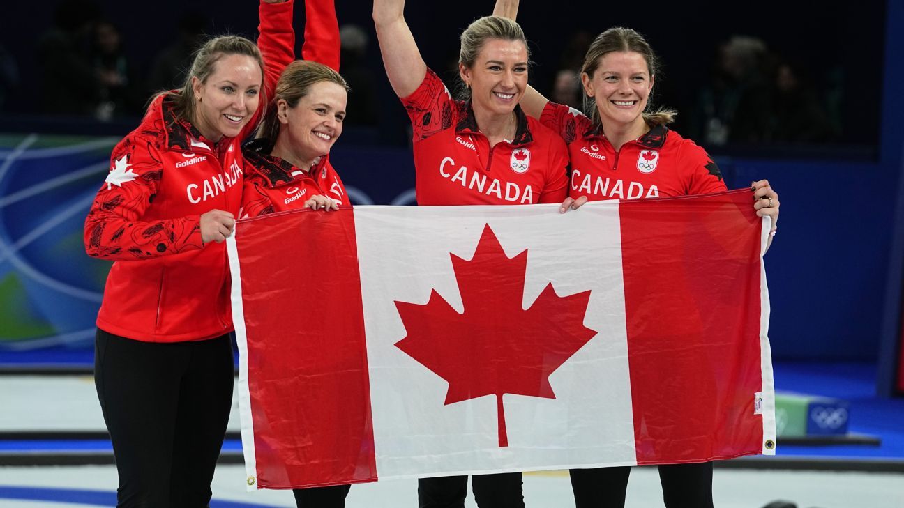 Top-ranked Canada bests U.S. for Olympic bronze in women's curling