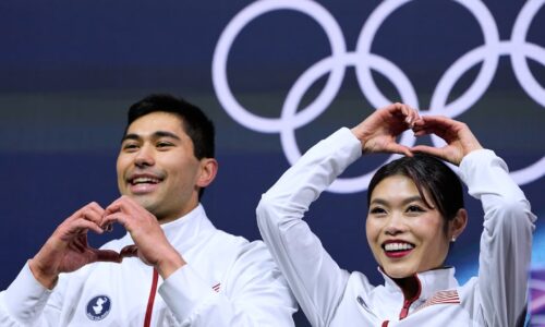 US pairs Emily Chan Spencer Akira Howe Olympic short program