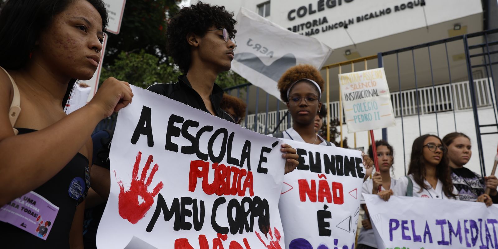 Alunos do Pedro II pedem aulas para enfrentar a violência de gênero
