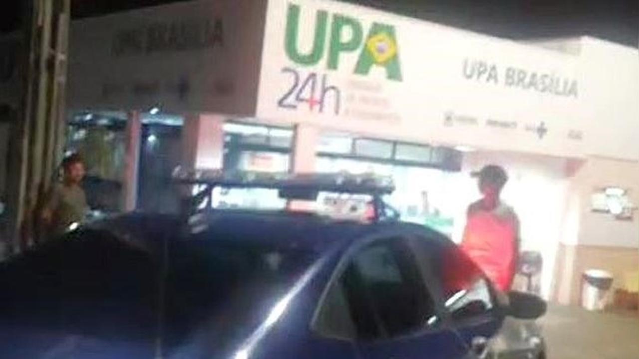 Cenas mostram tensão de quem levou vítima baleada até a UPA